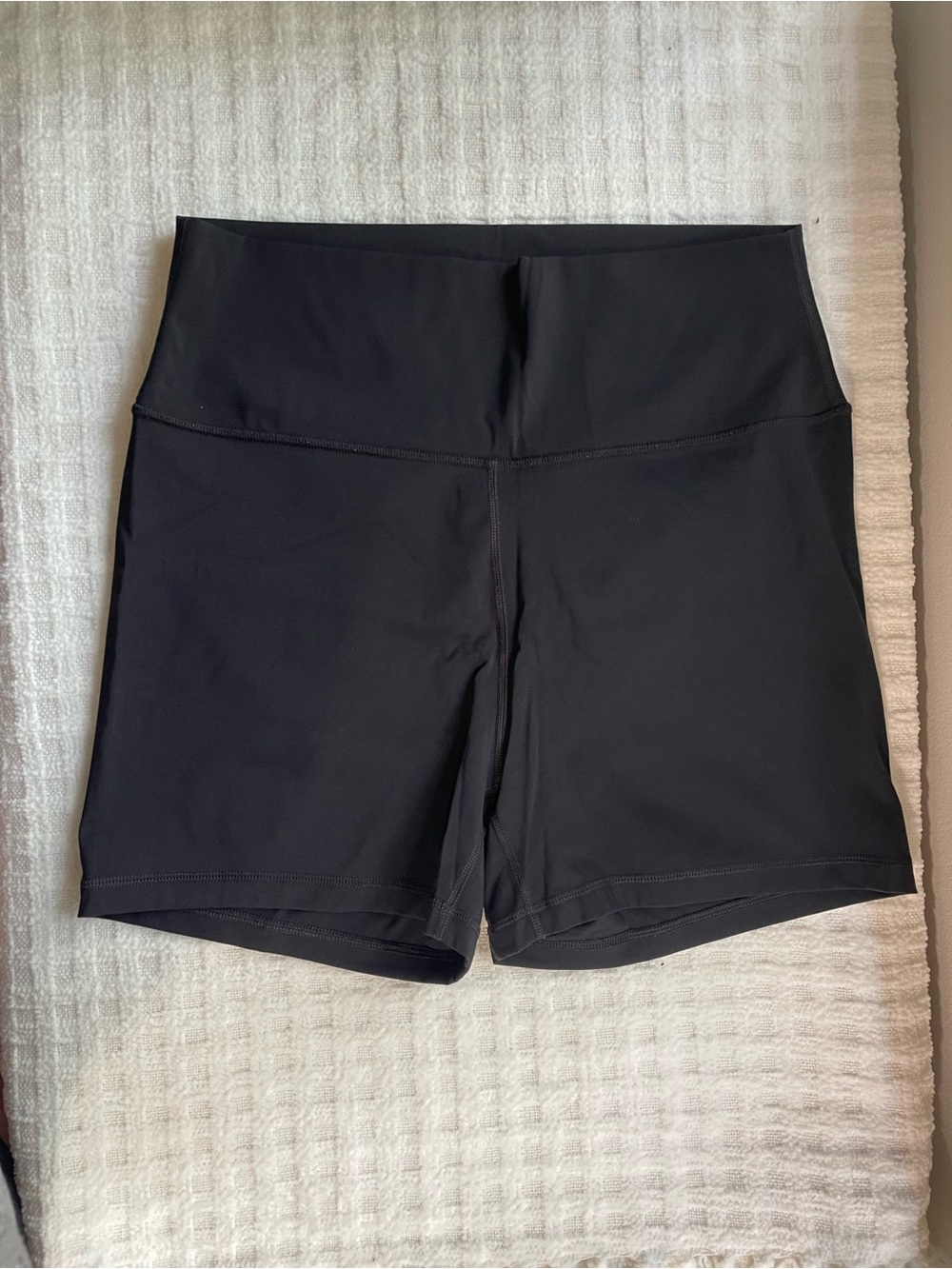 CRZ YOGA Naked Feeling Black High-Rise Bike Shorts